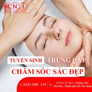 tuyển sinh trung cấp chăm sóc sắc đẹp