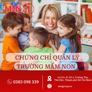 chứng chỉ quản lý trường mầm non