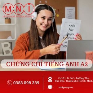 chứng chỉ tiếng anh a2