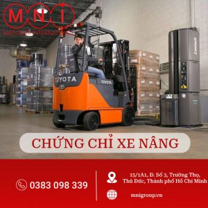 chứng chỉ xe nâng