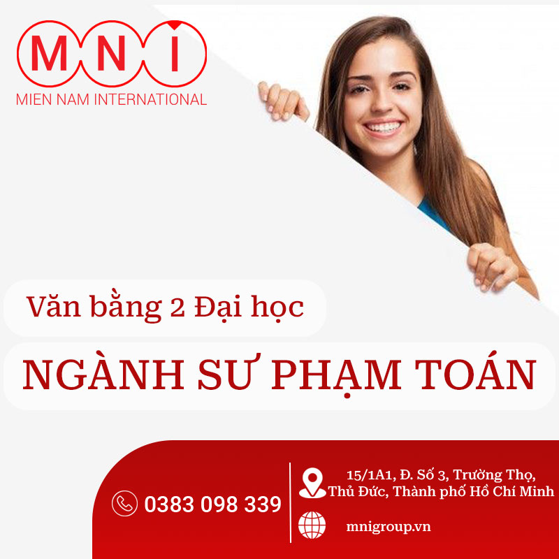 tuyển sinh văn bằng 2 đại học ngành sư phạm toán