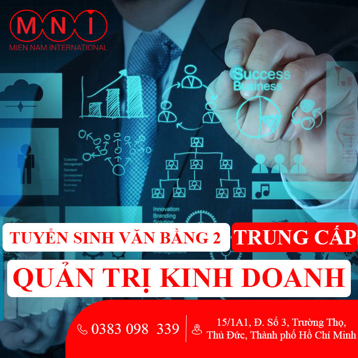 tuyển sinh văn bằng 2 trung cấp quản trị kinh doanh