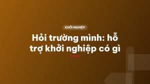 Hỏi trường mình: hỗ trợ khởi nghiệp có gì