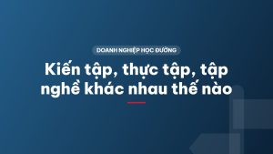 Kiến tập, thực tập, tập nghề khác nhau thế nào