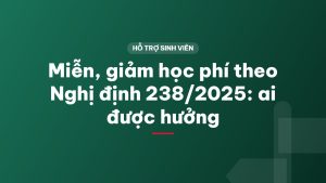 Miễn, giảm học phí theo Nghị định 238/2025: ai được hưởng