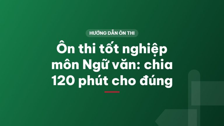 Ôn thi tốt nghiệp môn Ngữ văn: chia 120 phút cho đúng