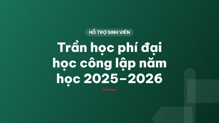 Trần học phí đại học công lập năm học 2025–2026