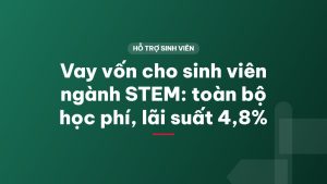 Vay vốn cho sinh viên ngành STEM: toàn bộ học phí, lãi suất 4,8%