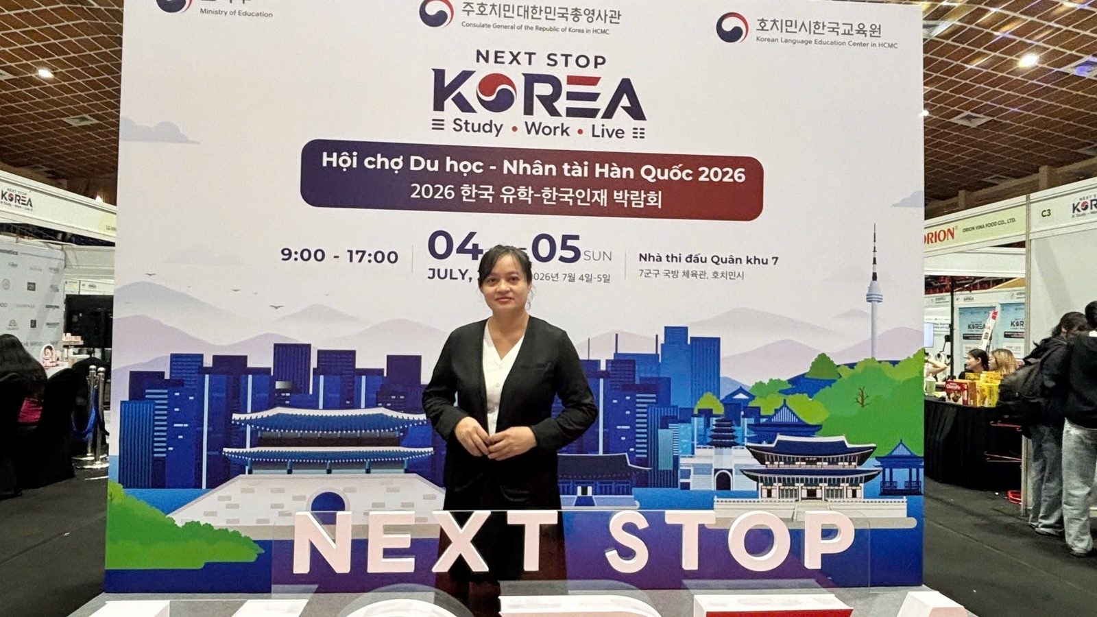 Backdrop chương trình Next Stop Korea