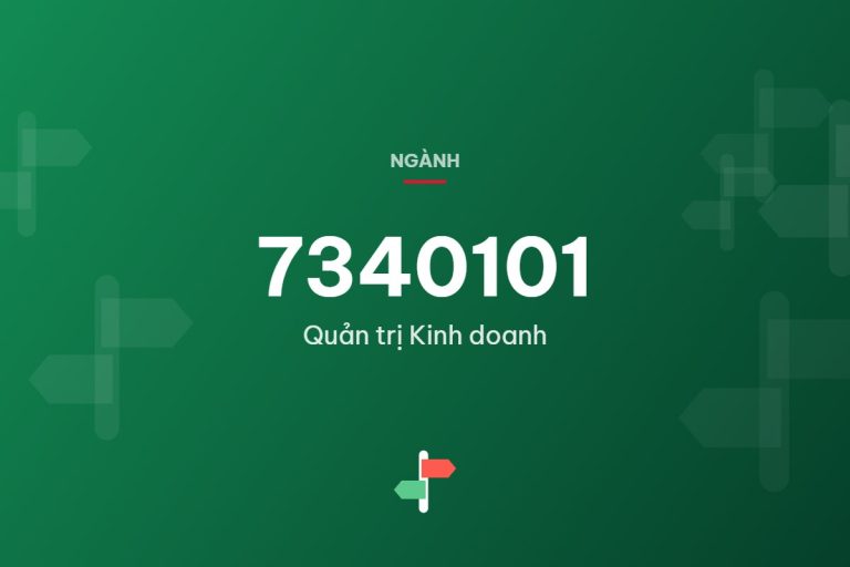 Ngành 7340101 — Quản trị Kinh doanh