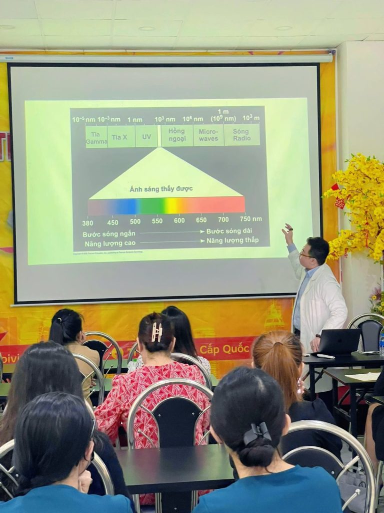Giờ lý thuyết trong trường nghề: hiểu cấu tạo da trước khi chạm tay vào khách